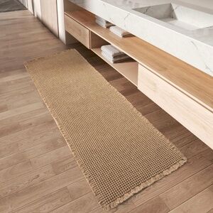 Runner Rug Super Absorbent Non Slip Bath Mats - Brown, 2'x 4'(24" x 48")